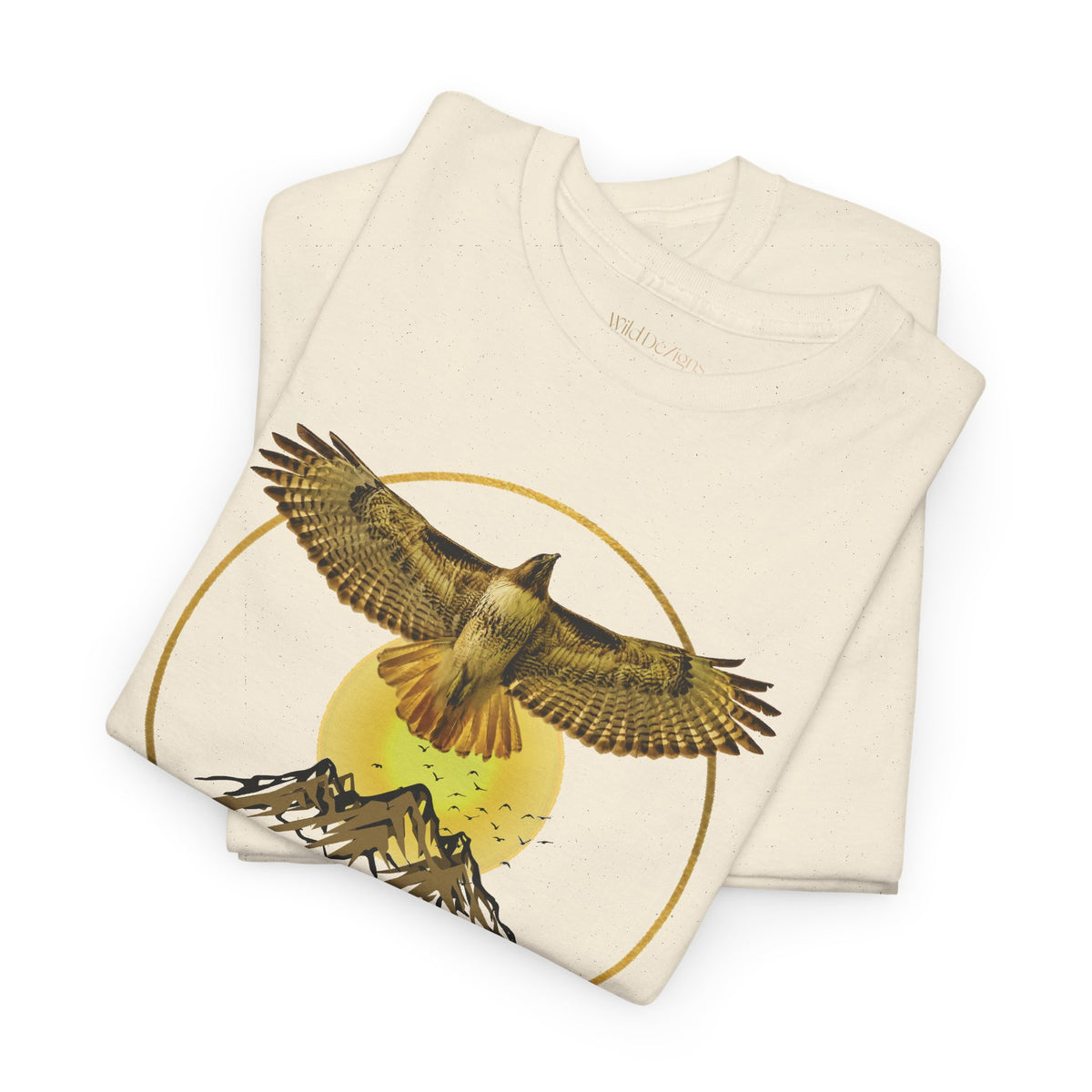 Flying Red-tailed Hawk T-shirt