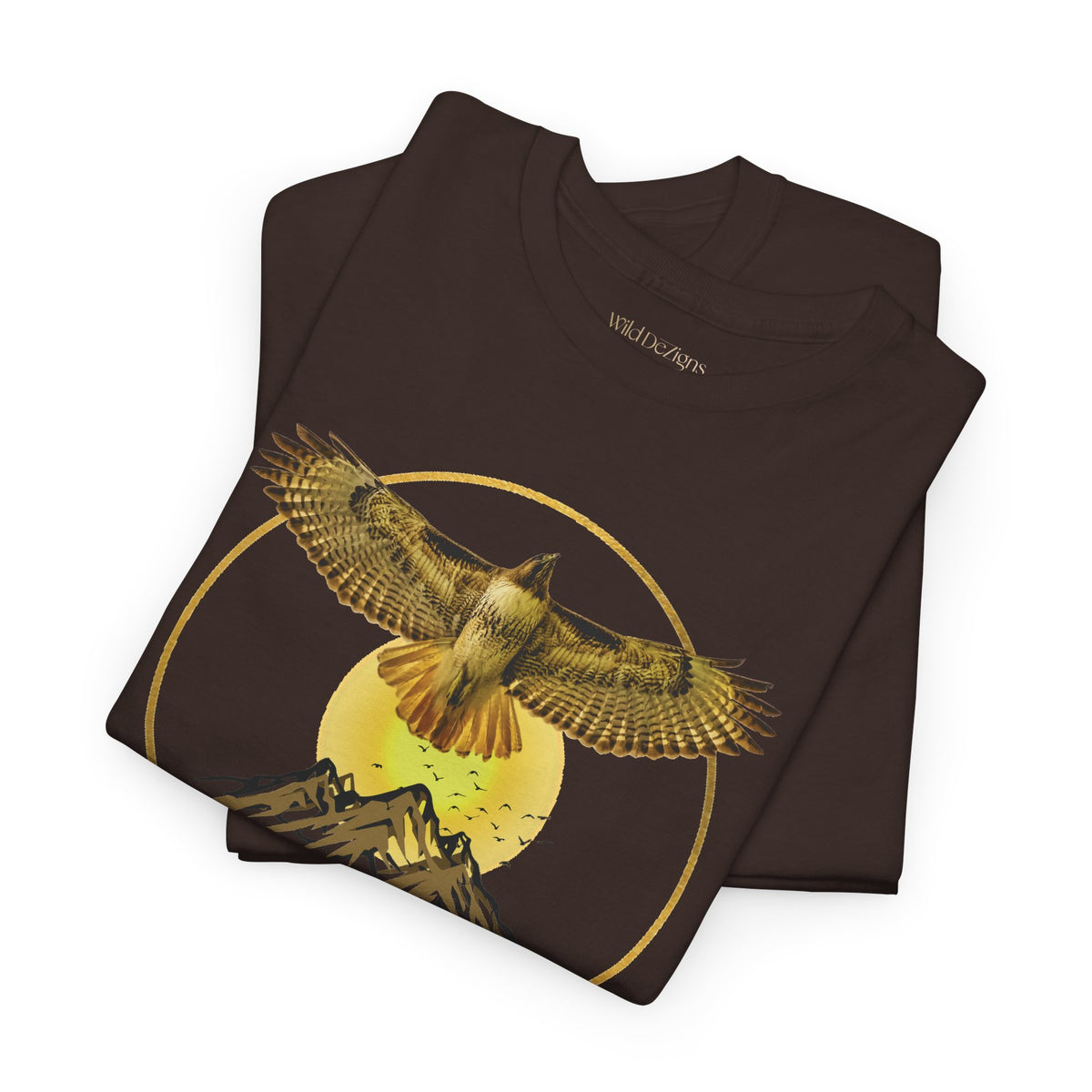 Flying Red-tailed Hawk T-shirt