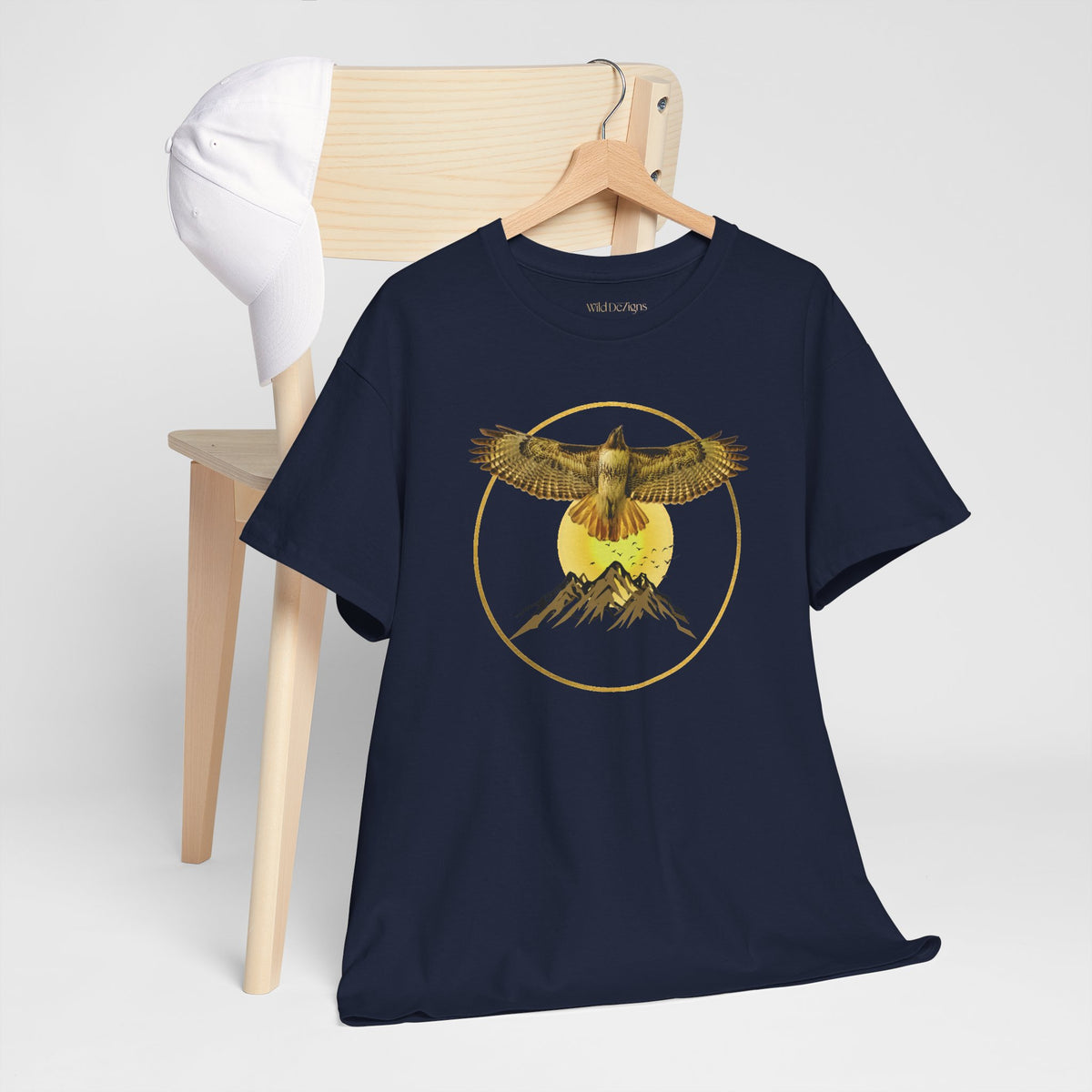 Flying Red-tailed Hawk T-shirt