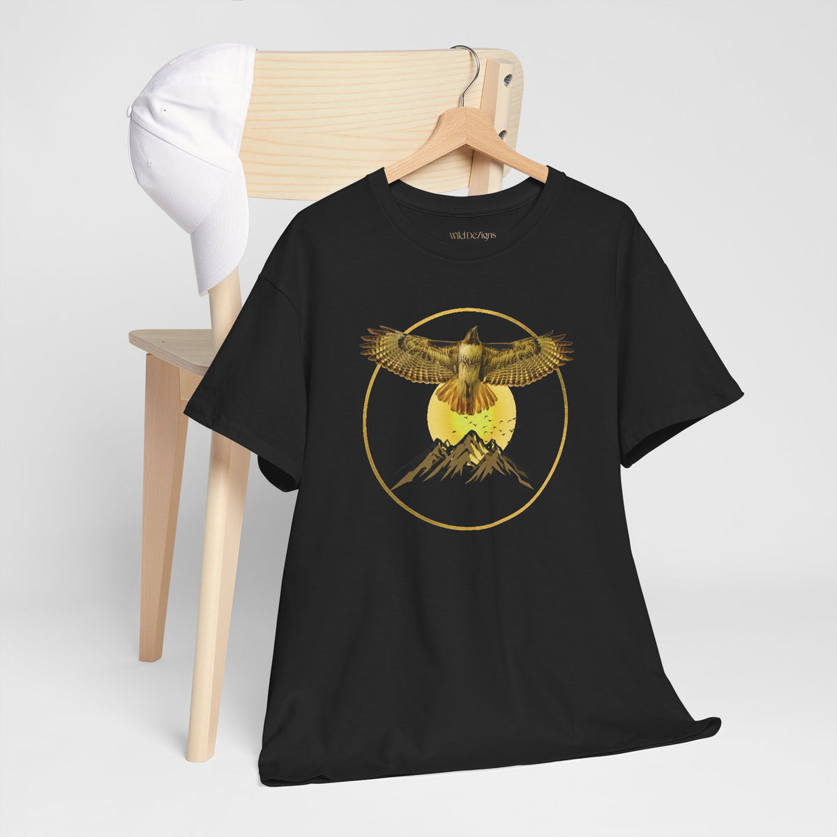 Flying Red-tailed Hawk T-shirt