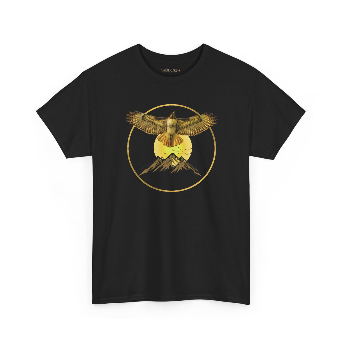 Flying Red-tailed Hawk T-shirt