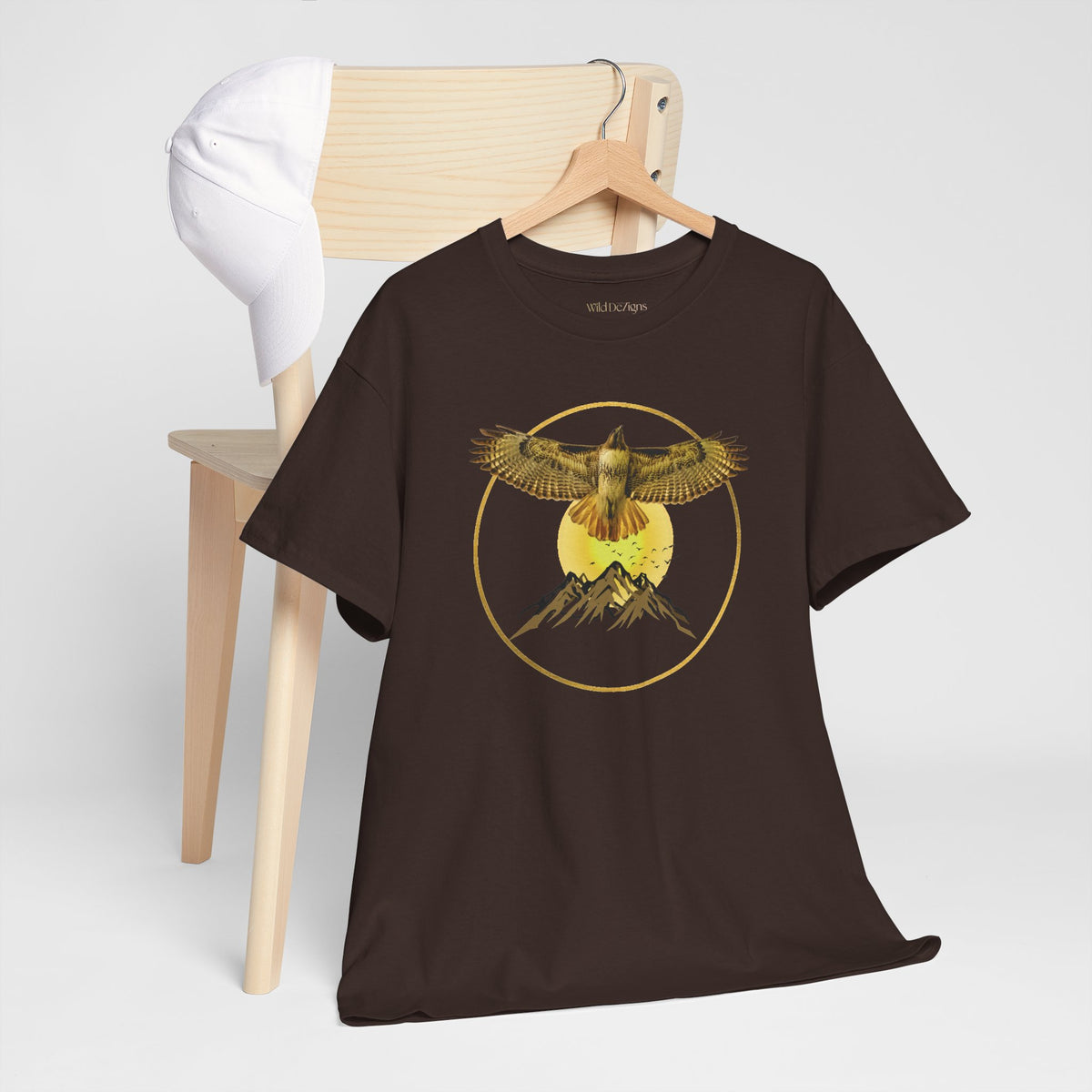 Flying Red-tailed Hawk T-shirt