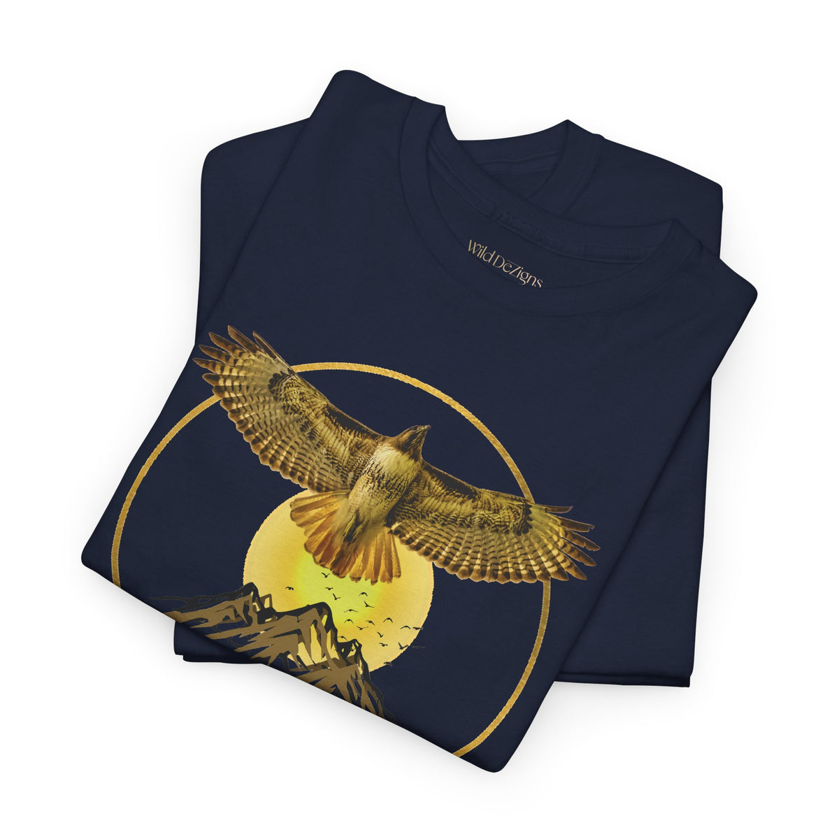 Flying Red-tailed Hawk T-shirt
